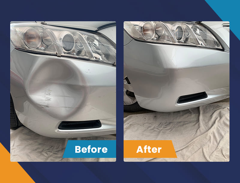 Before and After Results of Mobile Bumper Repair in Brisbane